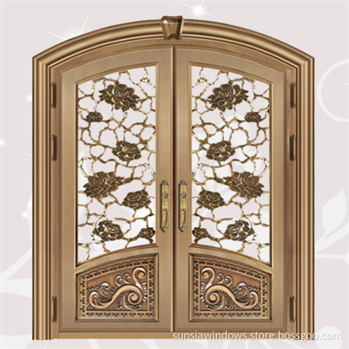 Main Entrance Security Copper Door Steel Door